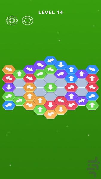 Hexa Away Master - Gameplay image of android game