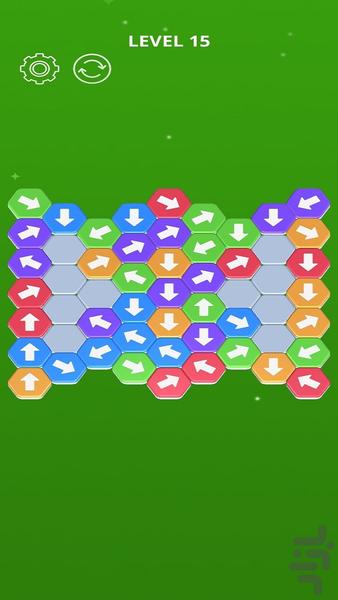 Hexa Away Master - Gameplay image of android game