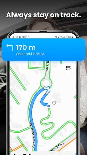 Hexia GPS Maps & Navigation - عکس برنامه موبایلی اندروید