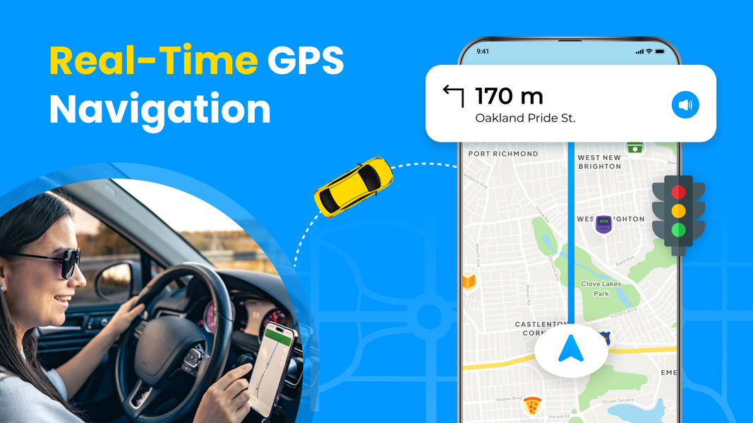 Hexia GPS Maps & Navigation - عکس برنامه موبایلی اندروید