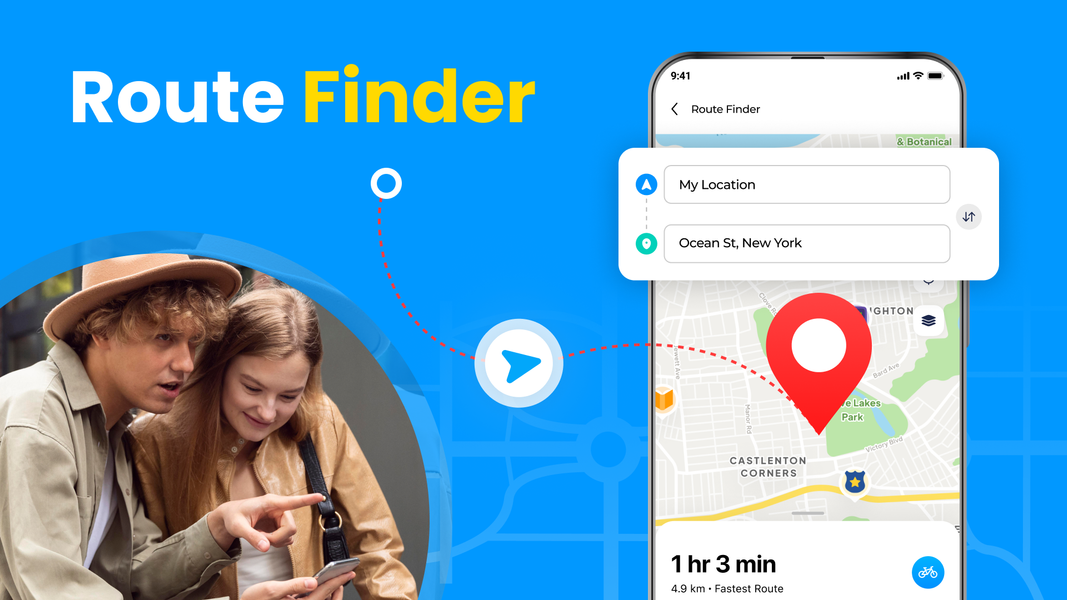 Hexia GPS Maps & Navigation - عکس برنامه موبایلی اندروید