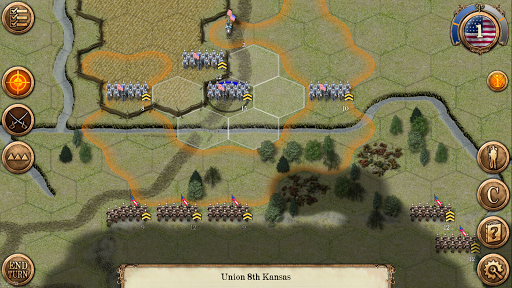 Chickamauga Battles - Gameplay image of android game