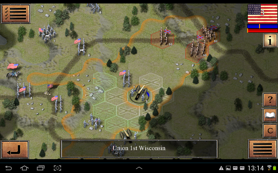 Civil War: 1863 - Gameplay image of android game