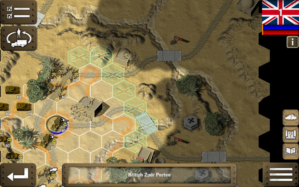 Tank Battle: North Africa - Gameplay image of android game