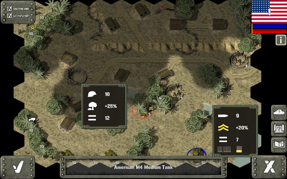 Tank Battle: Pacific - Gameplay image of android game