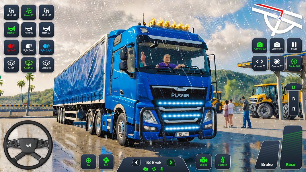 Extreme Truck Game Simulator - Gameplay image of android game