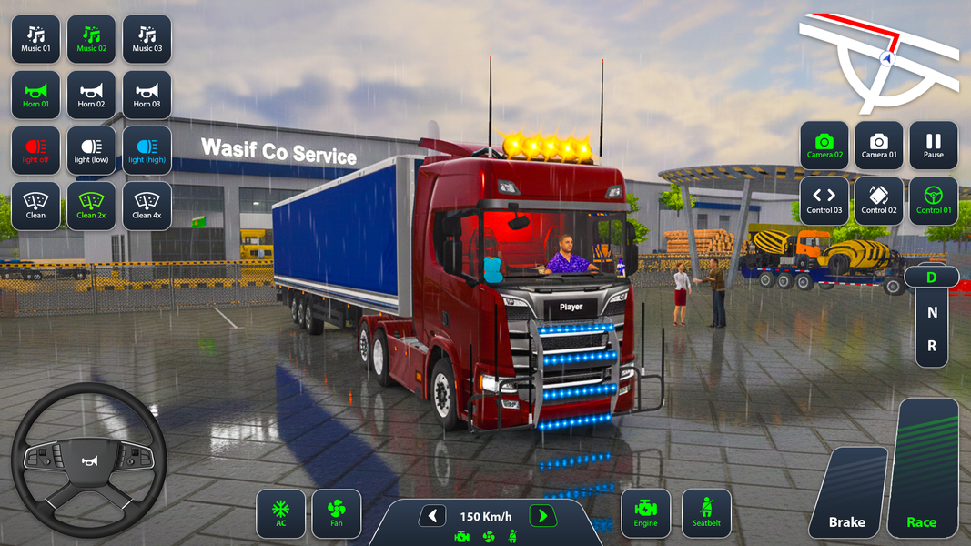 Extreme Truck Game Simulator - Gameplay image of android game