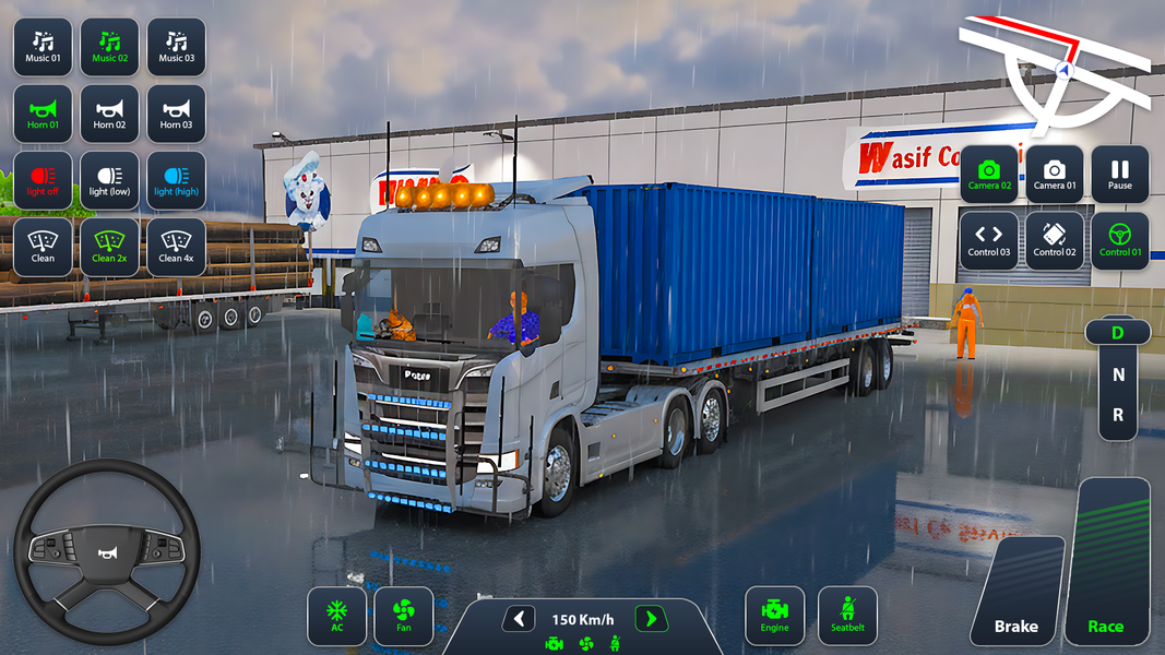 Extreme Truck Game Simulator - Gameplay image of android game