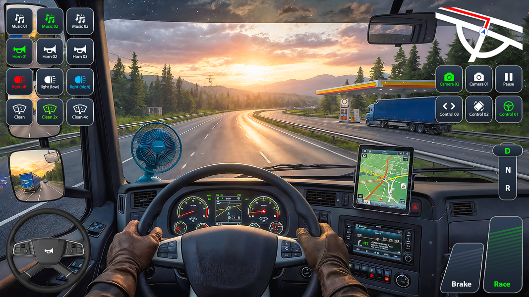 Extreme Truck Game Simulator - Gameplay image of android game