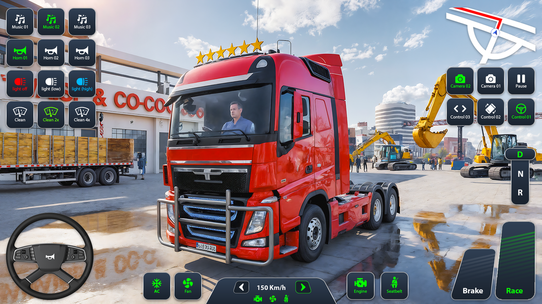 Extreme Truck Game Simulator - Gameplay image of android game