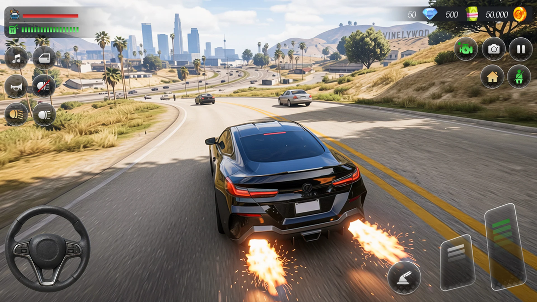 US Car Drive Simulator offline - عکس بازی موبایلی اندروید