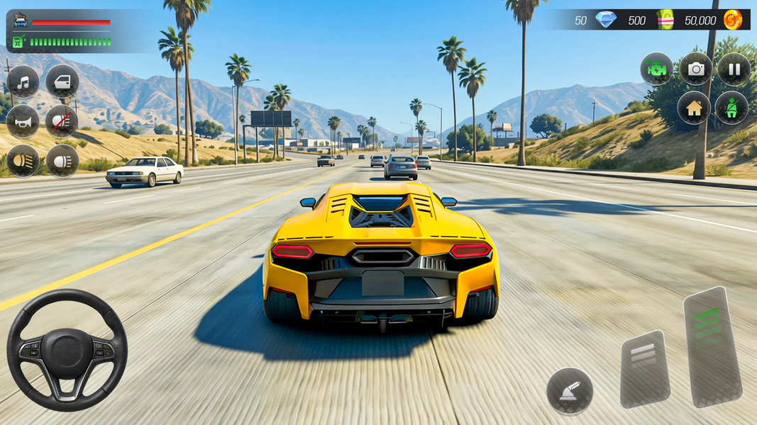 US Car Drive Simulator offline - عکس بازی موبایلی اندروید