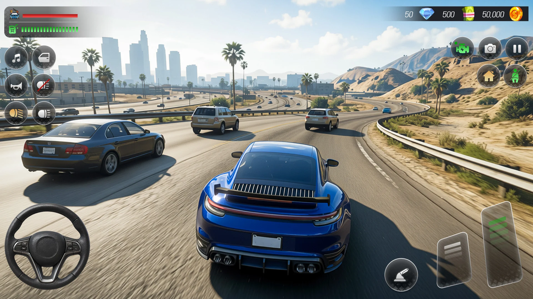 US Car Drive Simulator offline - عکس بازی موبایلی اندروید