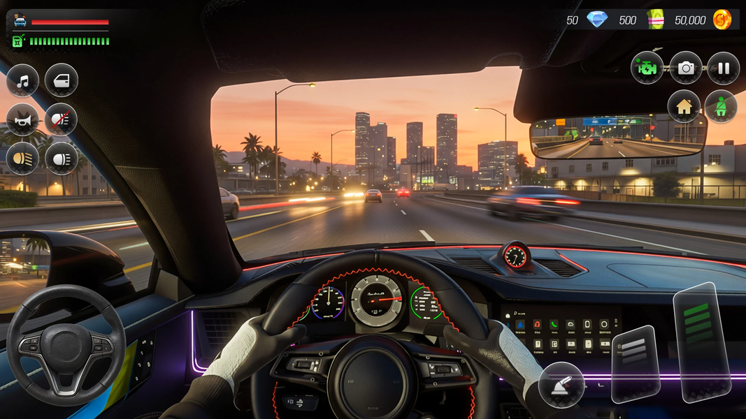 US Car Drive Simulator offline - عکس بازی موبایلی اندروید