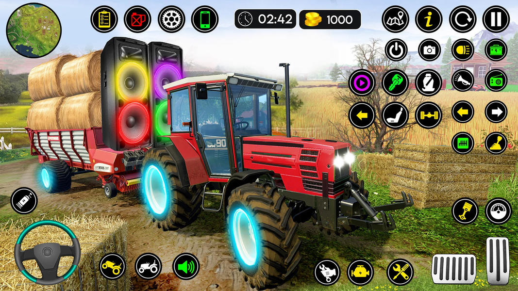 Farm Tractor Farming Games 23 - Gameplay image of android game
