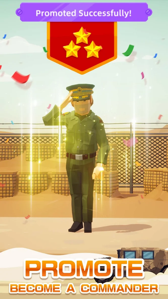 Army Tycoon : Idle Base - Gameplay image of android game