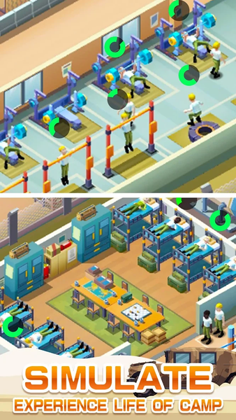 Army Tycoon : Idle Base - Gameplay image of android game