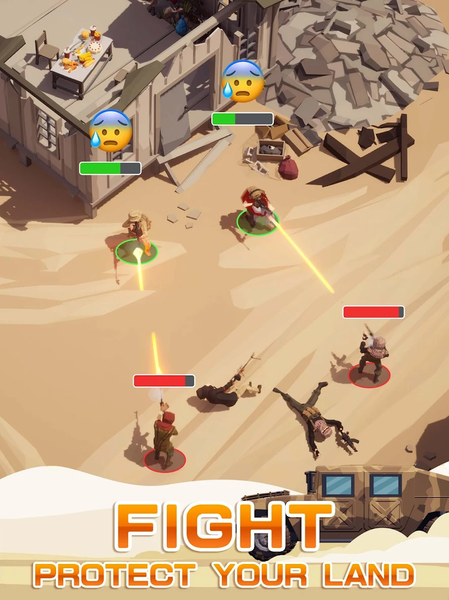 Army Tycoon : Idle Base - Gameplay image of android game