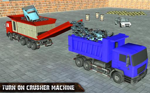 Car Crusher JunkYard - Gameplay image of android game