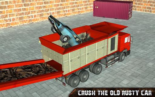 Car Crusher JunkYard - Gameplay image of android game