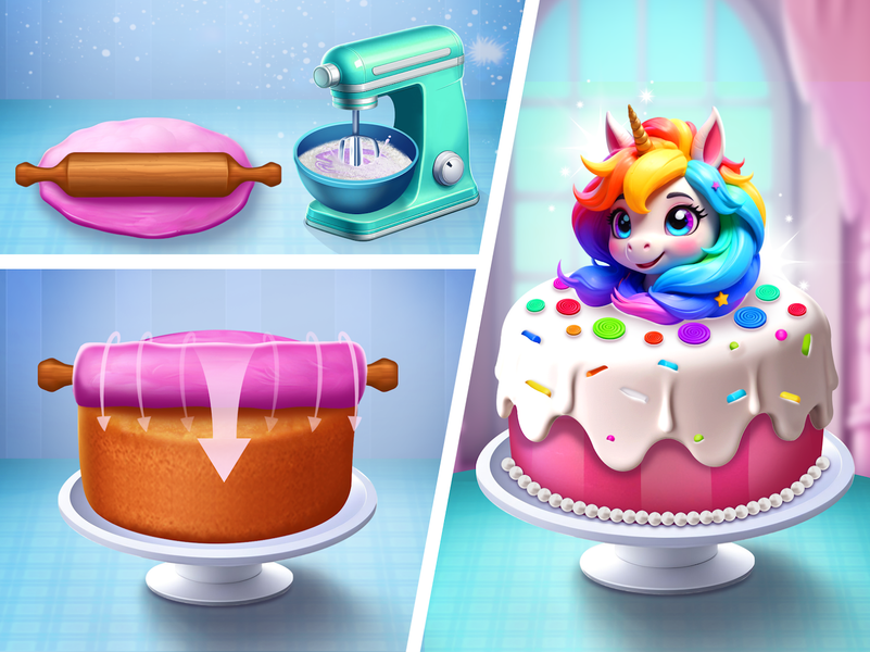 Cake Maker DIY: Baking Games - Gameplay image of android game