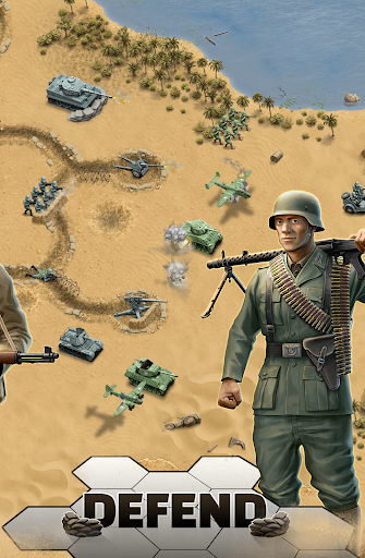 1943 Deadly Desert - Gameplay image of android game