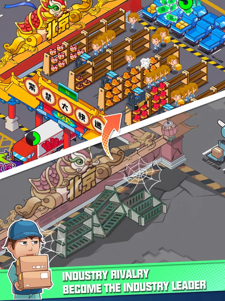 Idle Delivery Empire - عکس برنامه موبایلی اندروید