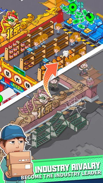 Idle Delivery Empire - عکس برنامه موبایلی اندروید