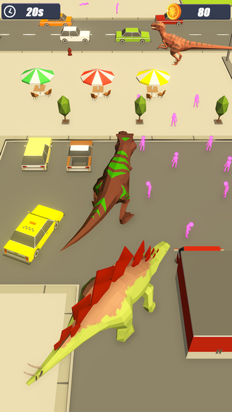 Dino Rampage Dinosaur Games - عکس بازی موبایلی اندروید