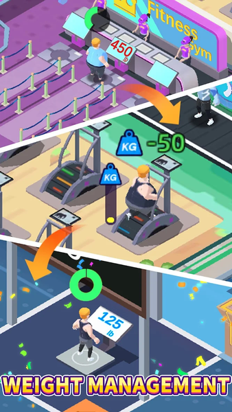 Fitness Club Tycoon - Gameplay image of android game