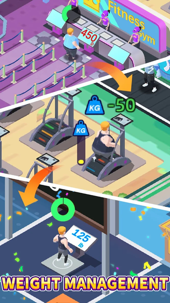 Fitness Club Tycoon - عکس بازی موبایلی اندروید