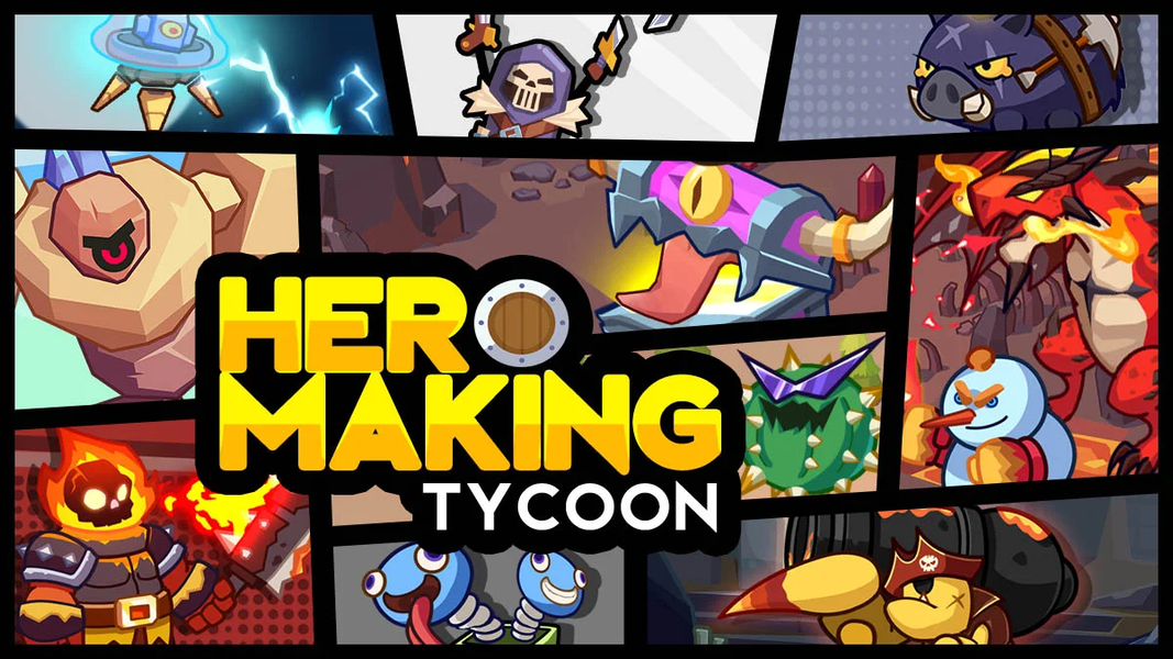 Hero Making Tycoon: Idle Games - عکس بازی موبایلی اندروید