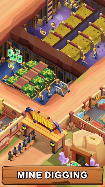 Idle Mining Factory Tycoon - عکس بازی موبایلی اندروید