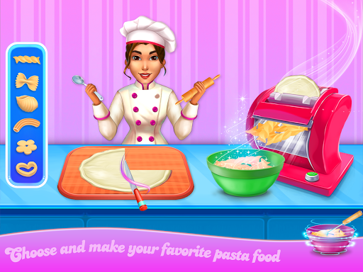 Make pasta cooking kitchen - عکس بازی موبایلی اندروید