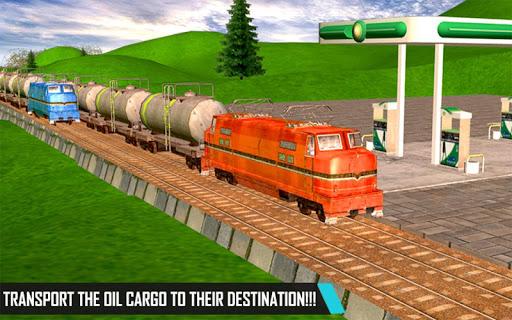 Oil Tank Transport Cargo Train - Gameplay image of android game