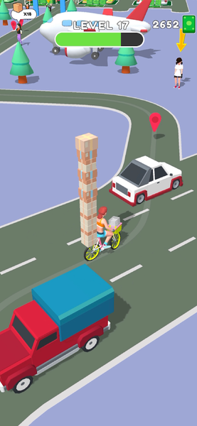 Paper Delivery Boy - Gameplay image of android game