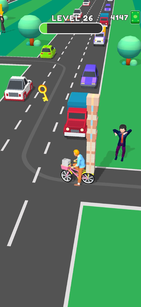 Paper Delivery Boy - Gameplay image of android game