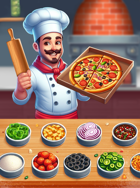 Pizza Games: Cooking Games - Gameplay image of android game