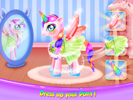 Princess Pony Beauty Makeover: Unicorn Salon - عکس بازی موبایلی اندروید