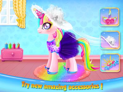 Princess Pony Beauty Makeover: Unicorn Salon - عکس بازی موبایلی اندروید