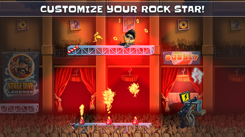 Stage Dive Legends - Gameplay image of android game