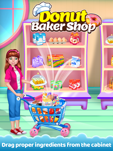 Donut Maker Bake Cooking Games - Image screenshot of android app