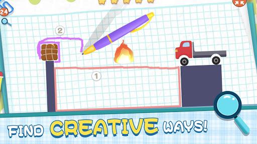 Truck vs Fire: Brain Challenge - Gameplay image of android game