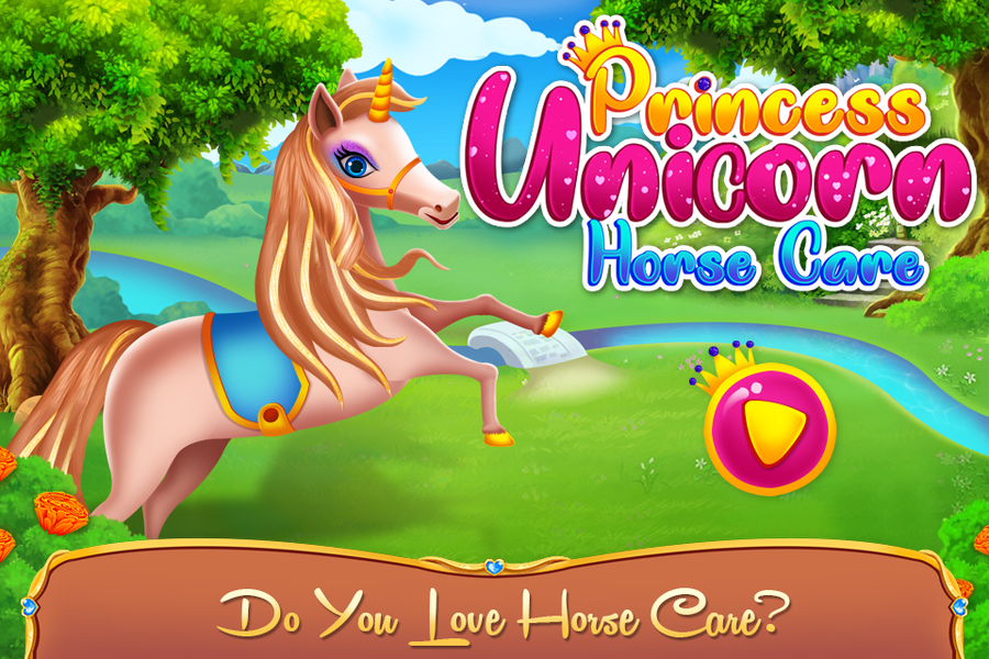 Unicorn Pony Horse Care Game - عکس بازی موبایلی اندروید