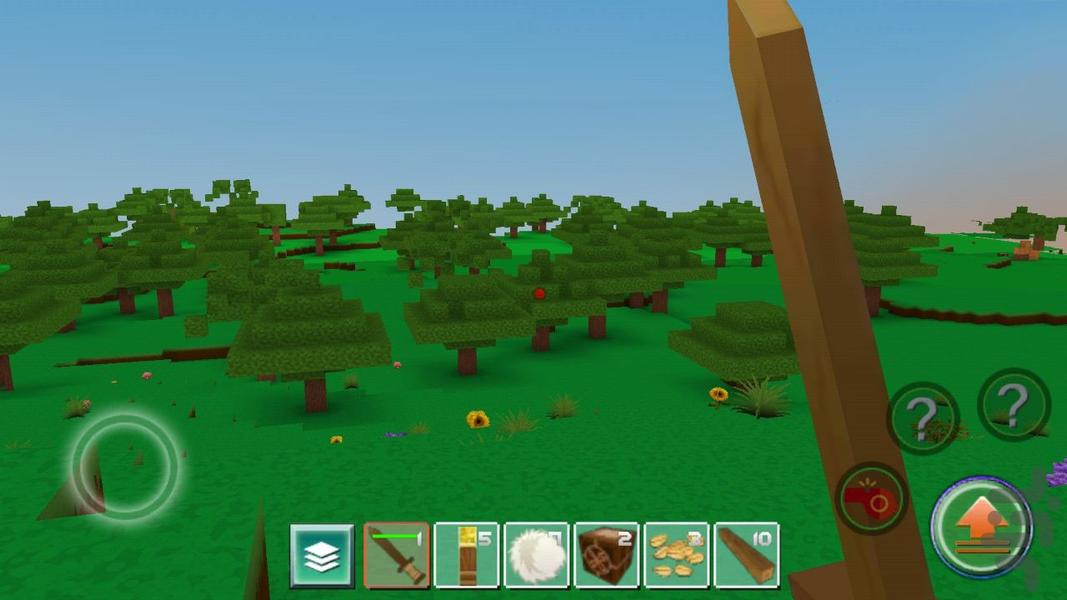 بلوک کرافت - بساز و زندگی کن - عکس بازی موبایلی اندروید