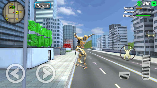 Super Crime Iron Hero Robot - Gameplay image of android game