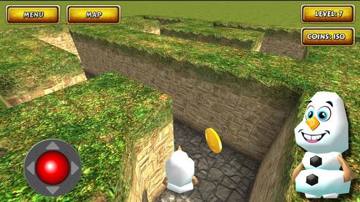 Maze Cartoon labyrinth 3D HD - Gameplay image of android game