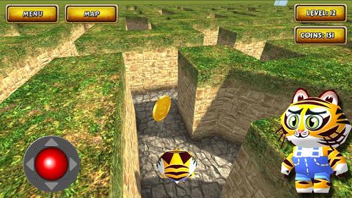 Maze Cartoon labyrinth ۳D HD - عکس بازی موبایلی اندروید