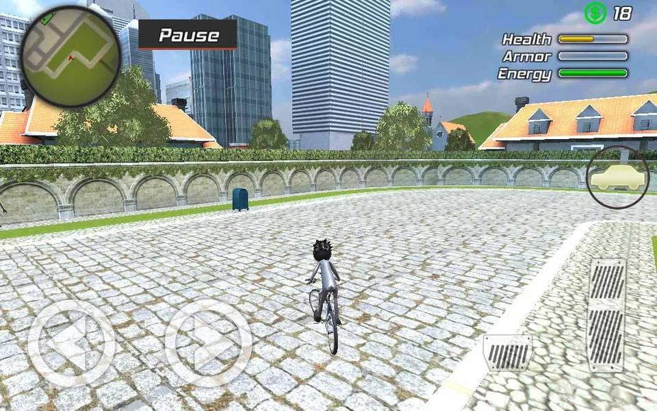 Amazing Crime Rope Stickman - Gameplay image of android game