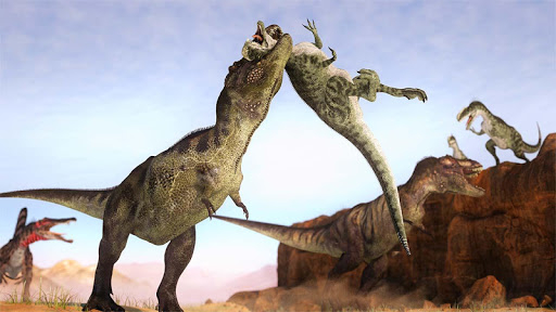 Jurassic Epic Dinosaur Battle Simulator Dino World - Gameplay image of android game